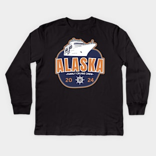 Cruise Trip To Alaska 2024 Kids Long Sleeve T-Shirt